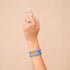 Nuit étoilée II | Aide ukrainienne | Bracelet de perles de verre double sirène